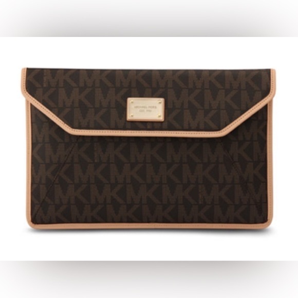 Michael Kors Slim Monogram 13" Laptop Sleeve - Picture 1 of 10